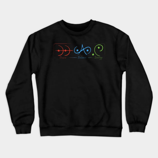 Symbols of the day Crewneck Sweatshirt by Mati Digital Art